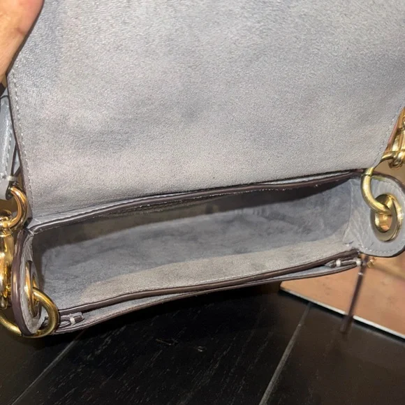 Coach Cleo 17 leather/suede Crossbody Bag